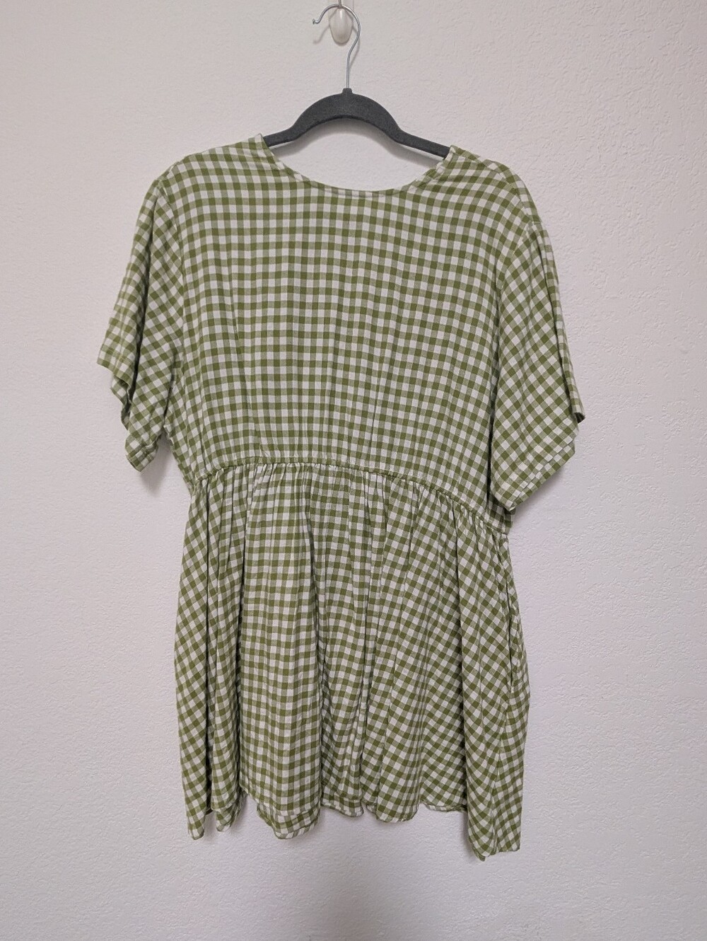 Shiny by Nature Gingham Dress - Matcha Green - Picture 3 of 6